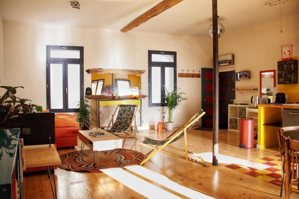 Artistic Loft, Downtown Montpellier, Wifi Apartment Ngoại thất bức ảnh